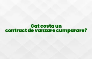 cat costa un contract de vanzare cumparare